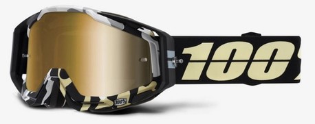 100% RACECRAFT Goggle Ergoflash - Mirror True Gold Lens, VUXEN 100% RACECRAFT Goggle Ergoflash - Mirror True Gold Lens, VUXEN